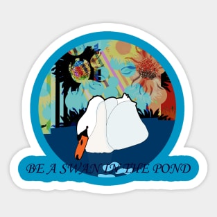 Swan Sticker